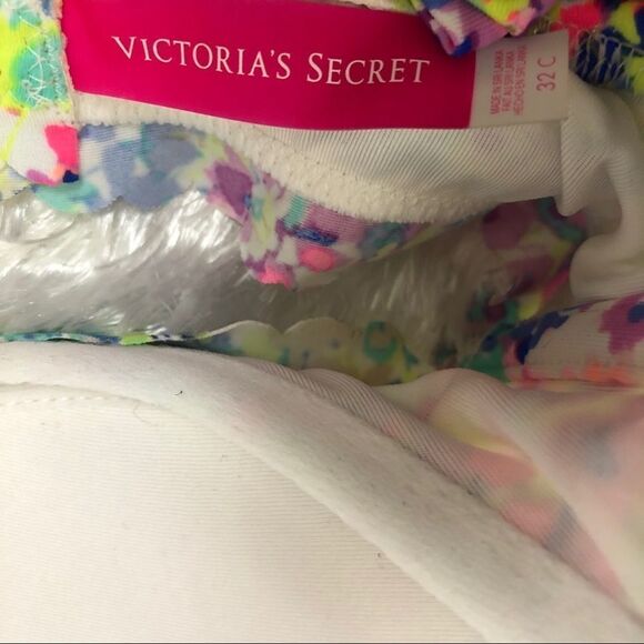 Victoria Secret floral print two pieces XS 32c - Picture 5 of 9